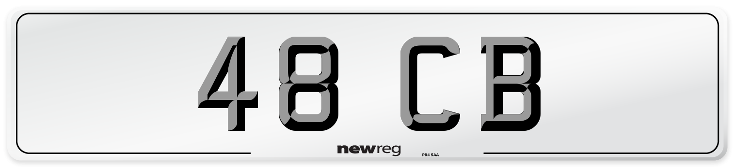 48 CB Number Plate from New Reg